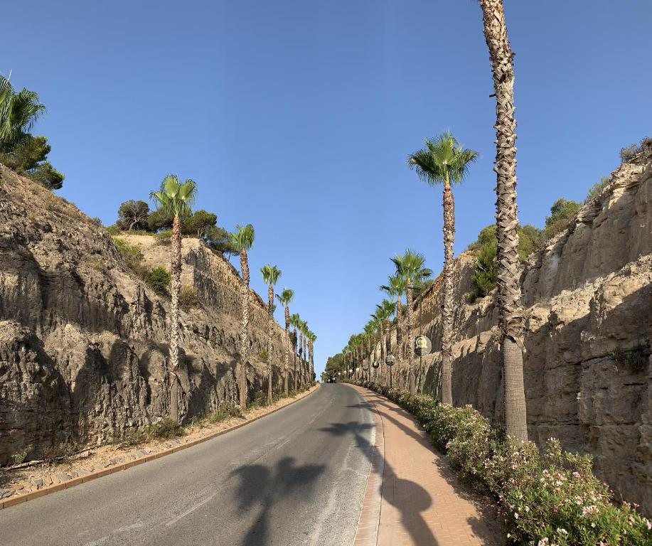 Las Colinas Mediterranean road